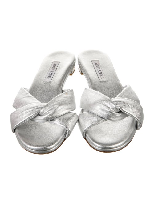Aquazzura Leather Slides