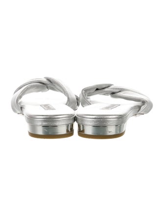 Aquazzura Leather Slides