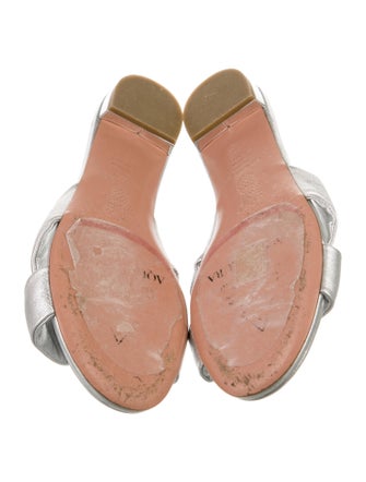 Aquazzura Leather Slides