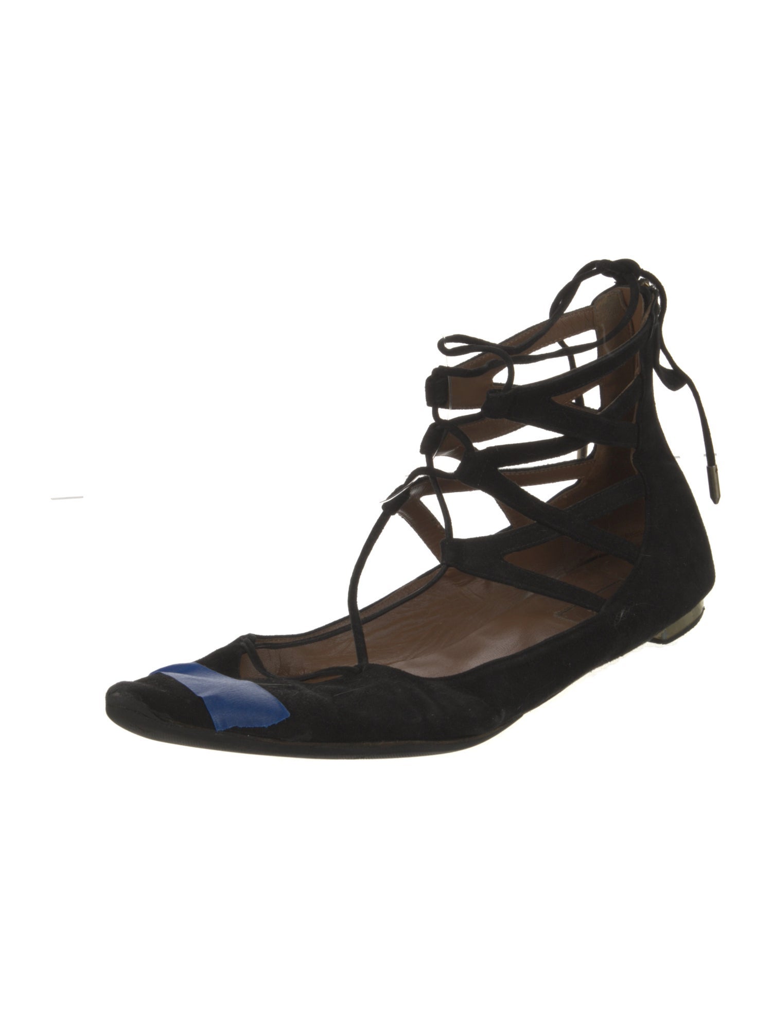 Aquazzura Suede Flats