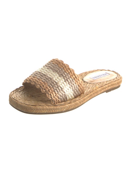 Aquazzura Colorblock Pattern Espadrilles