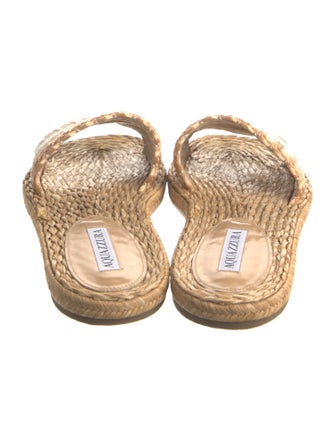 Aquazzura Colorblock Pattern Espadrilles