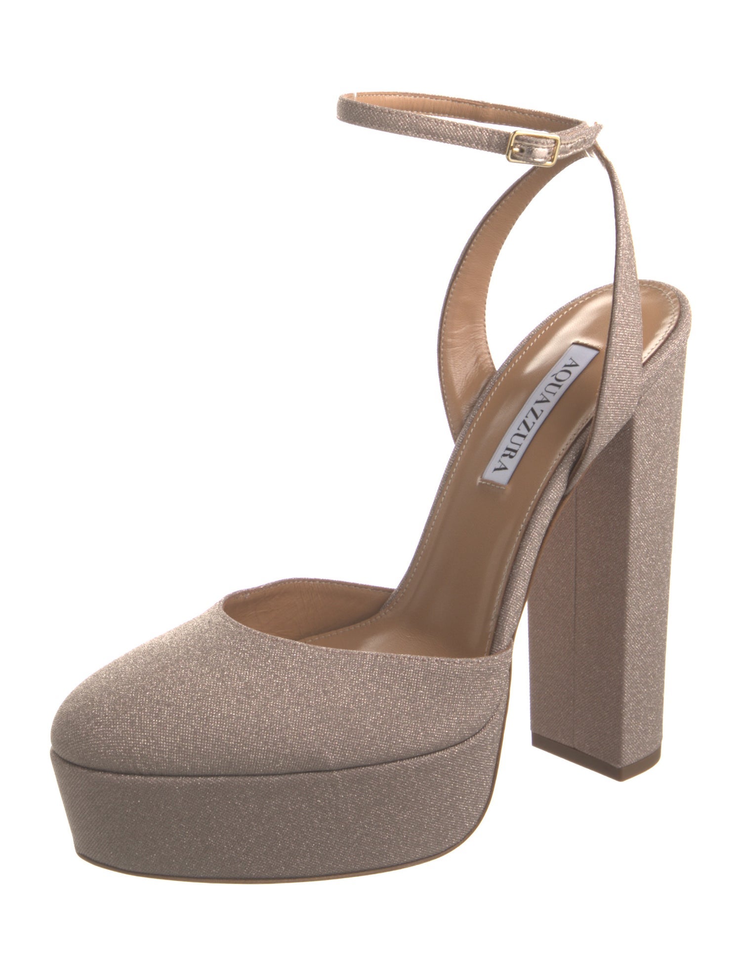 Aquazzura Satin Slingback Pumps