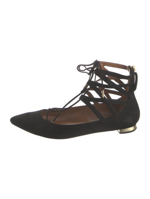 Aquazzura Suede Flats