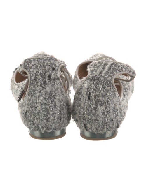 Aquazzura Tweed Ballet Flats