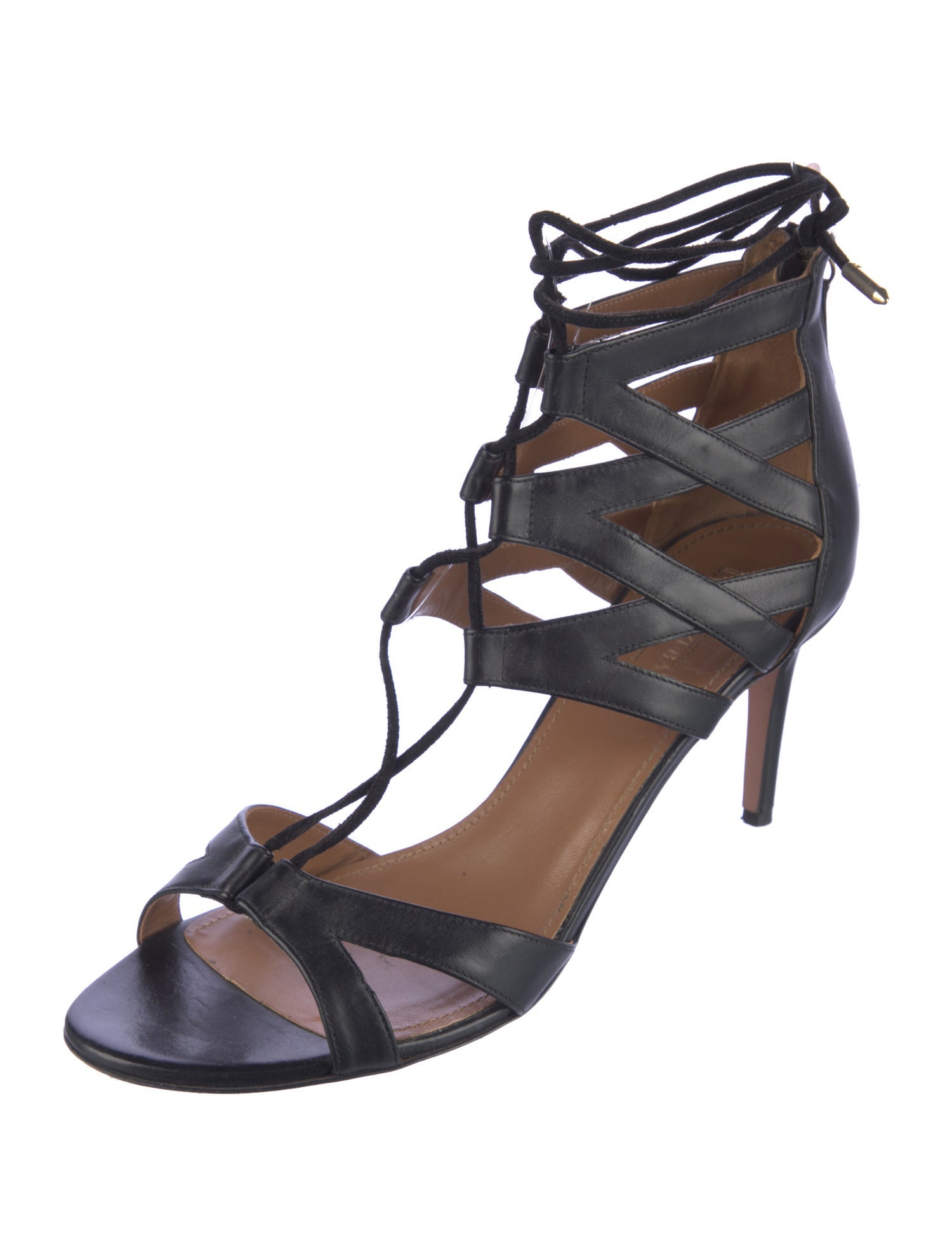 Aquazzura Leather Gladiator Sandals