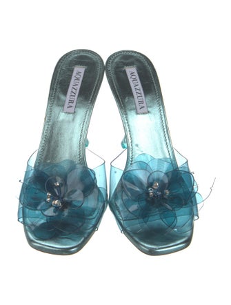 Aquazzura PVC Slides