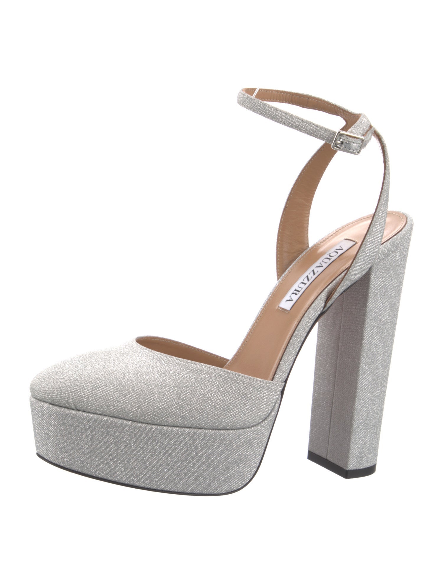 Aquazzura Satin Slingback Pumps