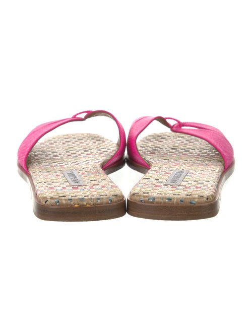 Aquazzura Colorblock Pattern Slides