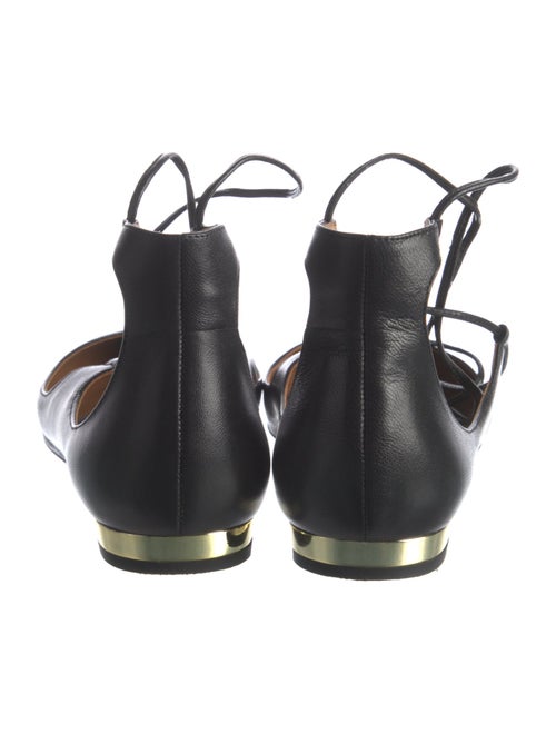 Aquazzura Leather Flats