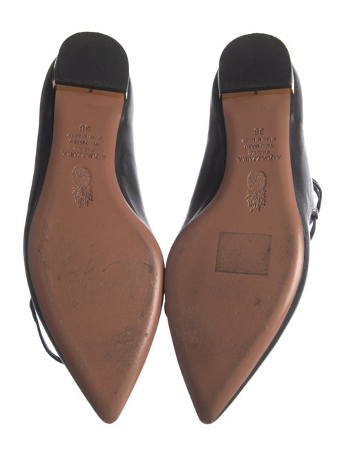Aquazzura Leather Flats