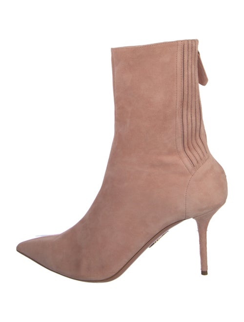 Aquazzura Suede Sock Boots
