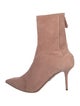 Aquazzura Suede Sock Boots
