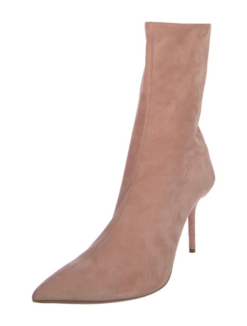 Aquazzura Suede Sock Boots