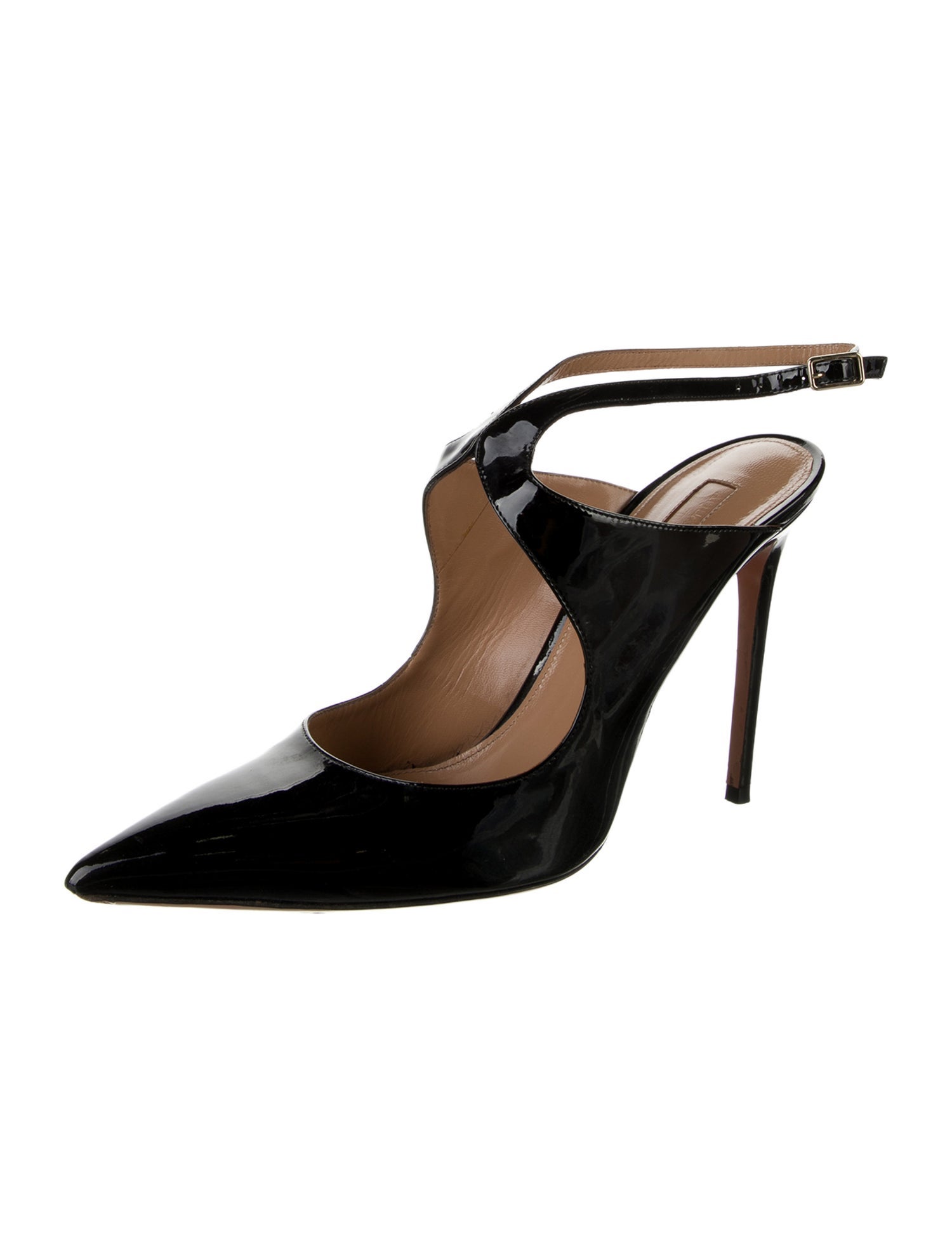 Aquazzura Patent Leather Mules