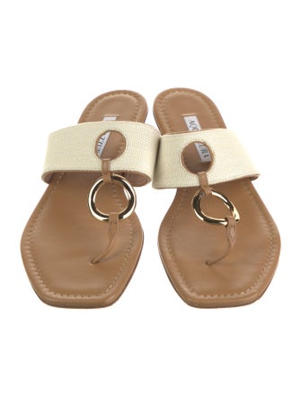 Aquazzura Canvas Slides