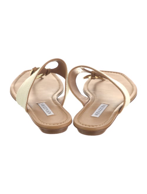Aquazzura Canvas Slides