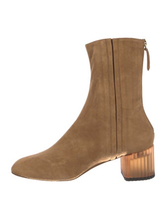 Aquazzura Suede Sock Boots