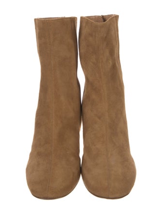 Aquazzura Suede Sock Boots