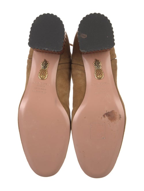 Aquazzura Suede Sock Boots