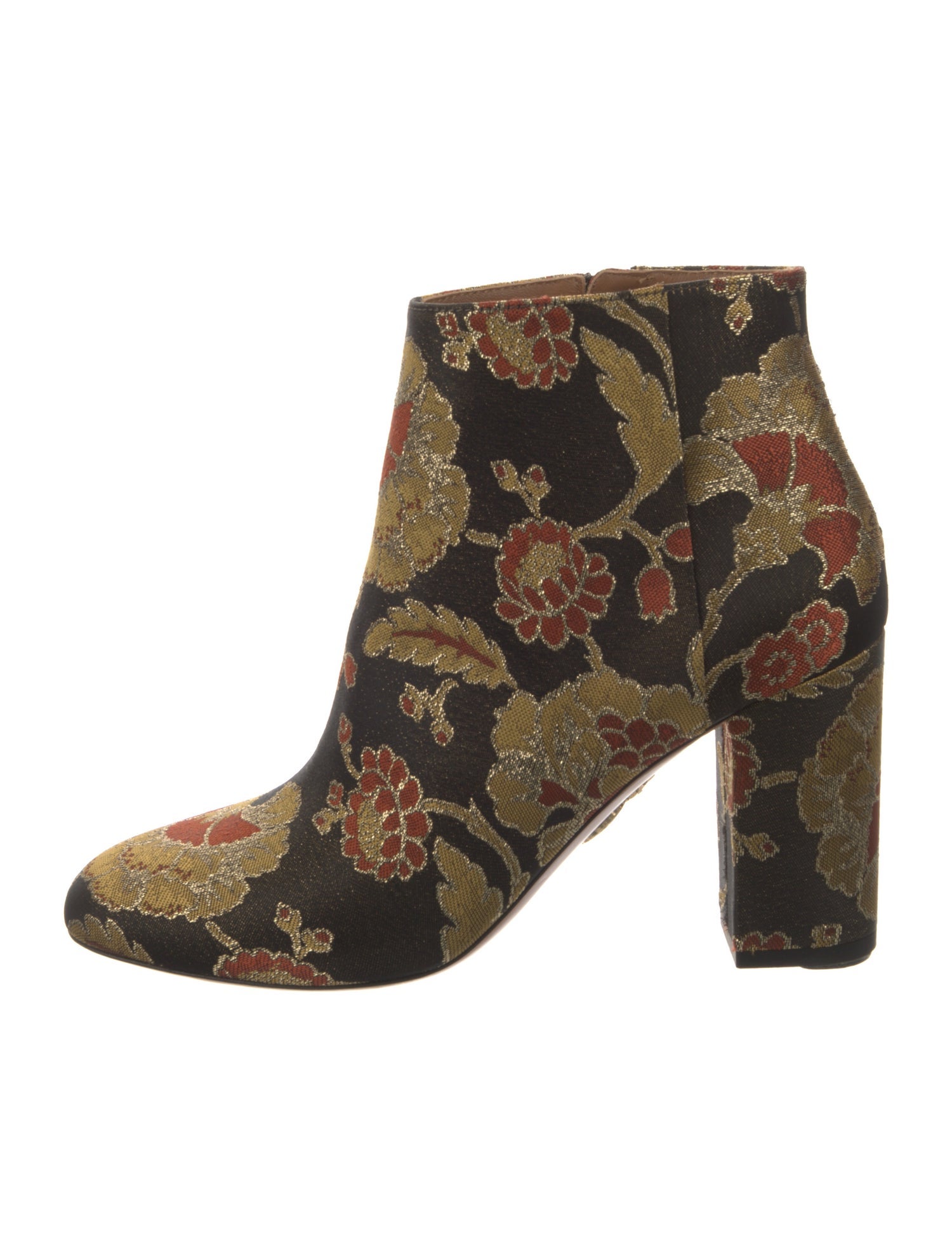 Aquazzura Floral Print Boots w/ Tags