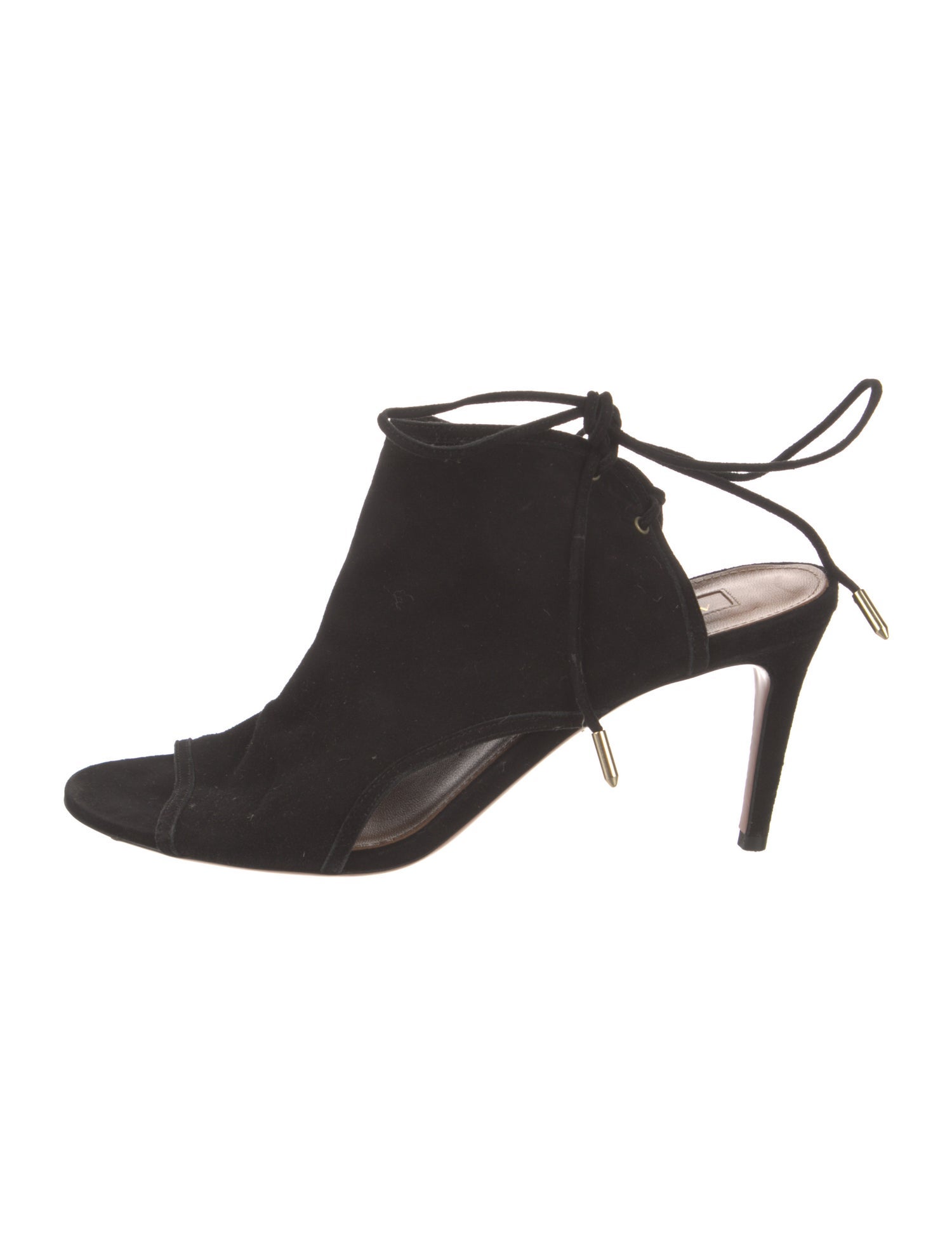 Aquazzura Suede Slingback Sandals