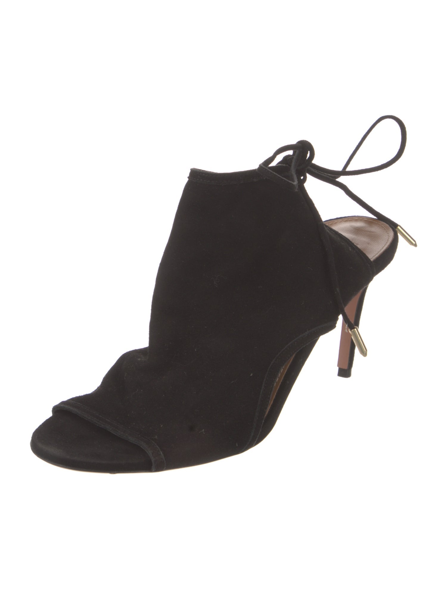 Aquazzura Suede Slingback Sandals