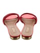 Aquazzura Leather Slides