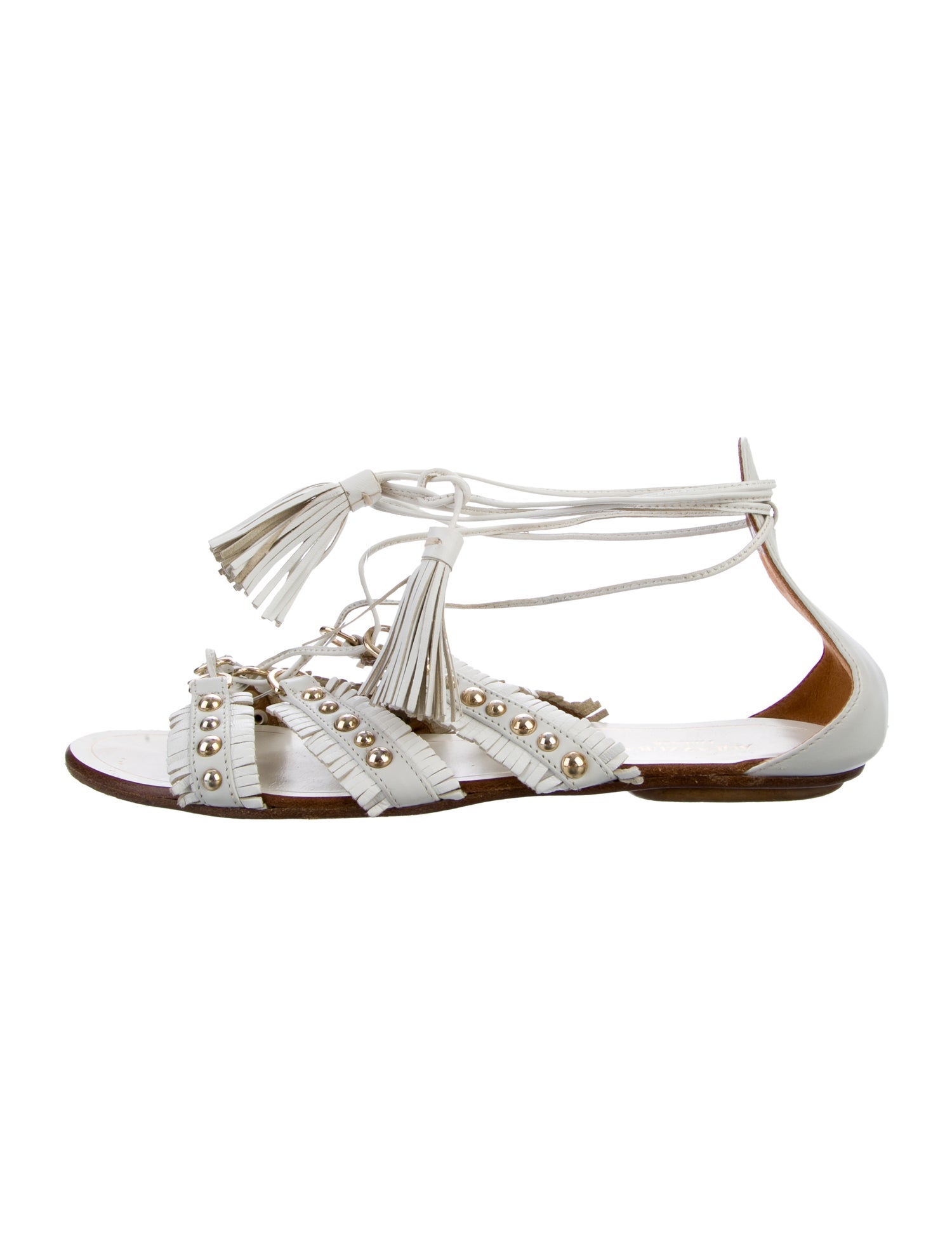 Aquazzura Leather Gladiator Sandals