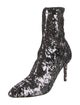 Aquazzura Sequins Sock Boots
