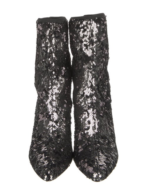 Aquazzura Sequins Sock Boots