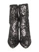 Aquazzura Sequins Sock Boots