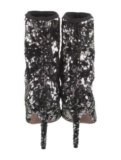 Aquazzura Sequins Sock Boots