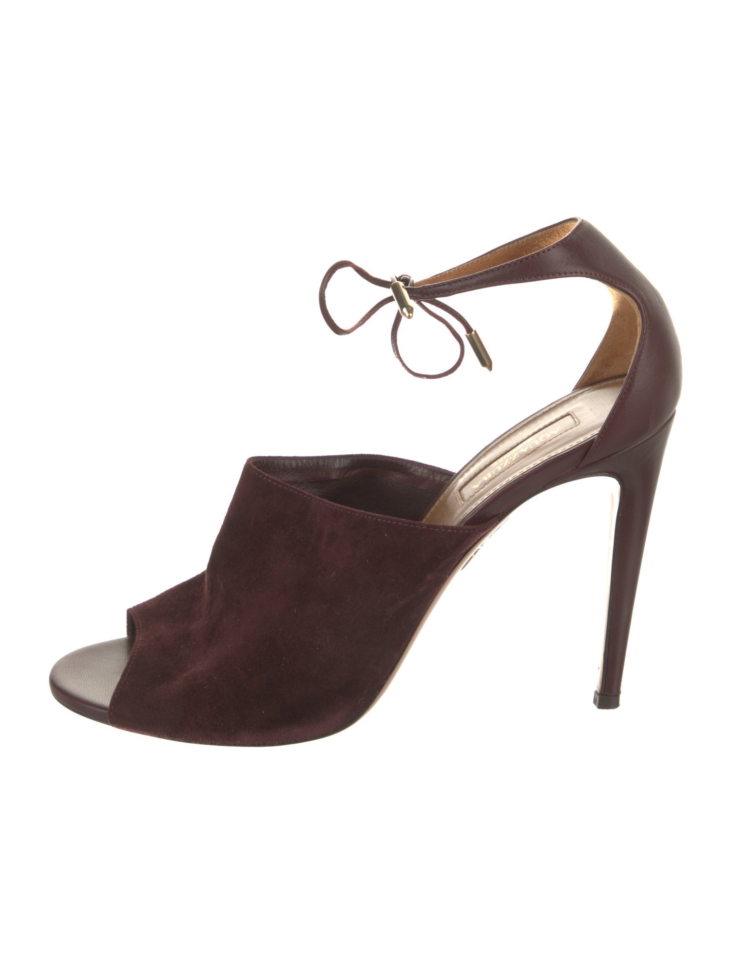 Aquazzura Suede D'Orsay Pumps