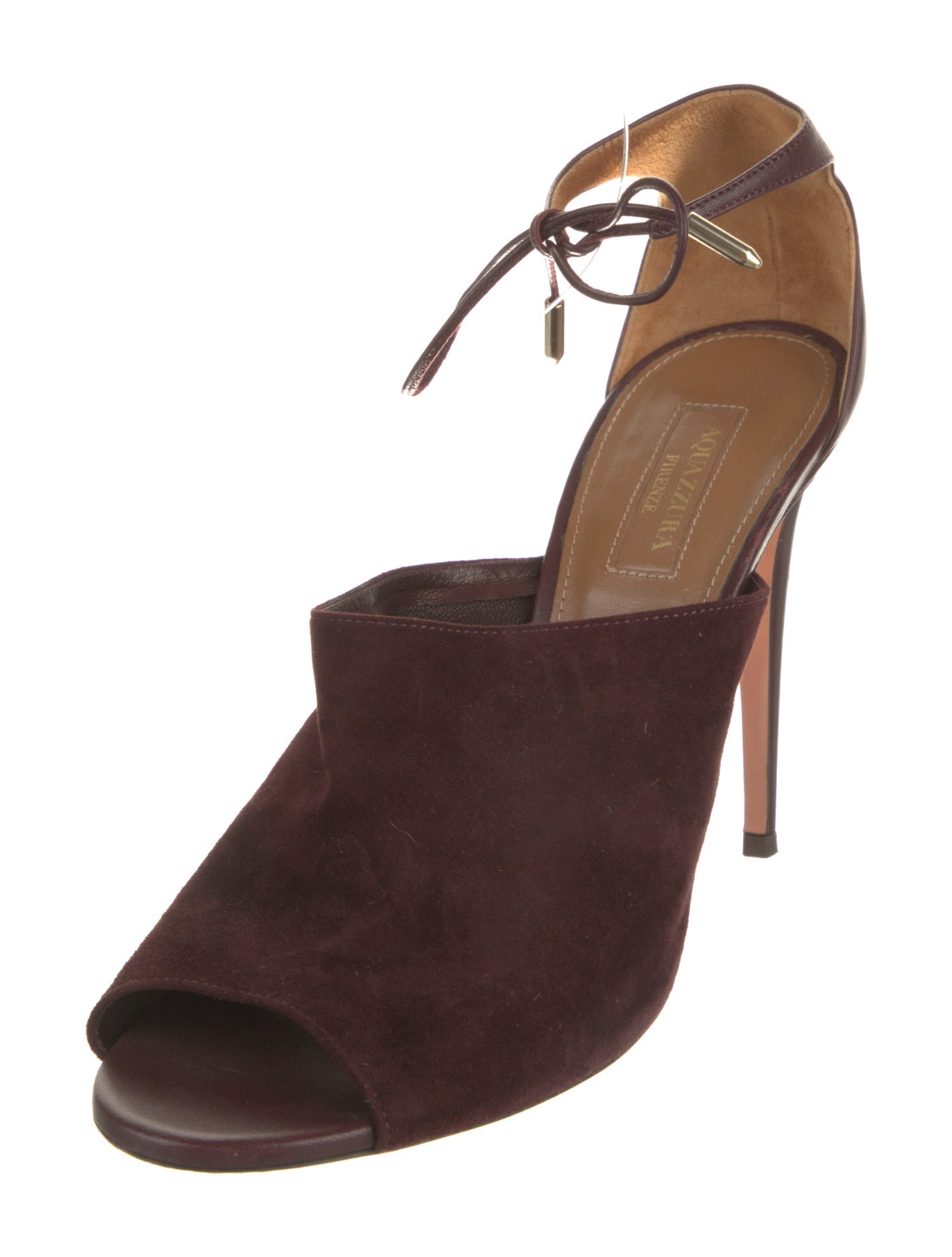 Aquazzura Suede D'Orsay Pumps