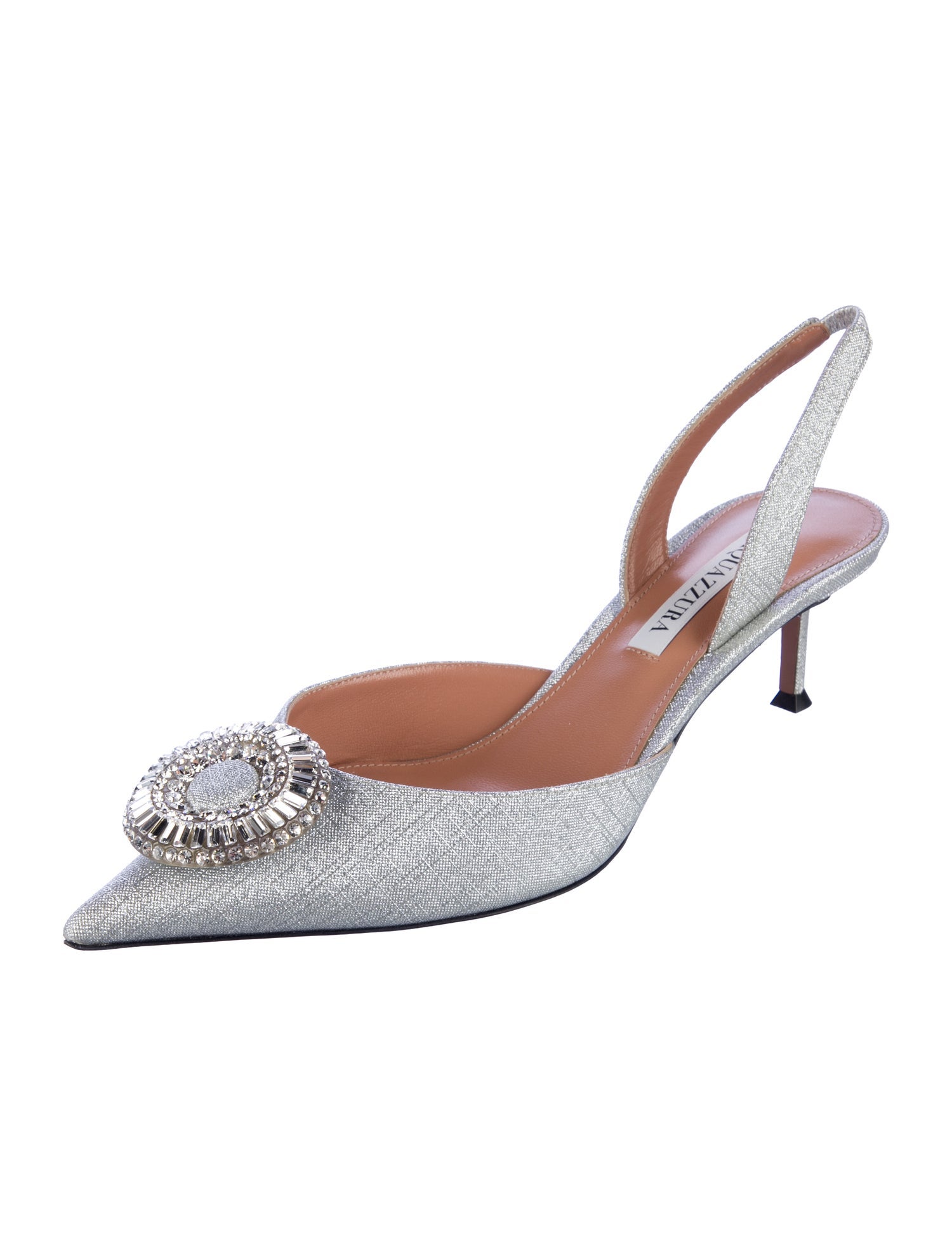 Aquazzura Glitter Glitter Accents Slingback Pumps w/ Tags