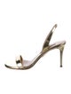 Aquazzura Patent Leather Slingback Sandals