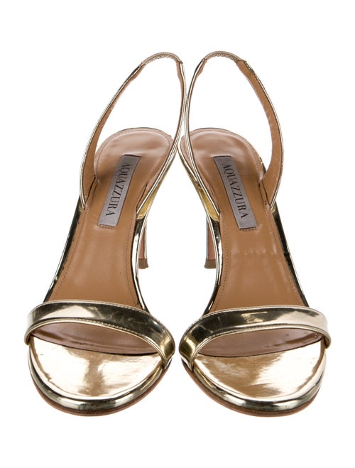 Aquazzura Patent Leather Slingback Sandals