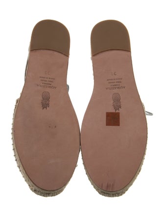 Aquazzura Leather Espadrilles