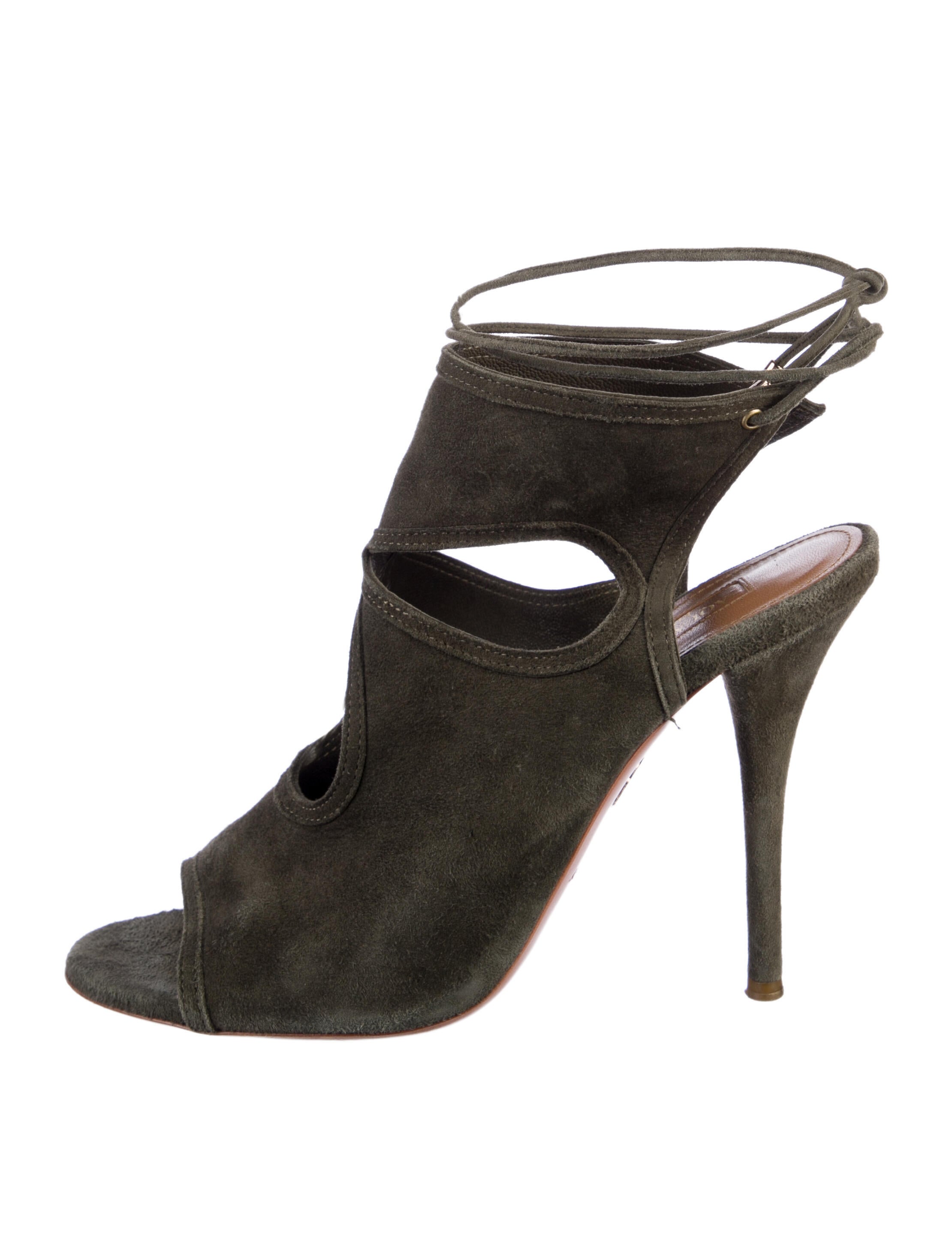 Aquazzura Suede Sandals