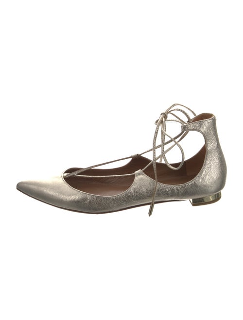 Aquazzura Leather Ballet Flats