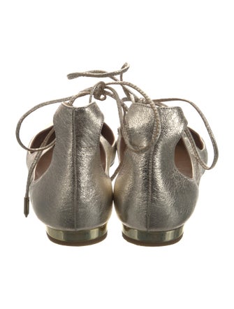 Aquazzura Leather Ballet Flats