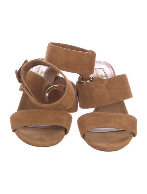 Aquazzura Suede Gladiator Sandals