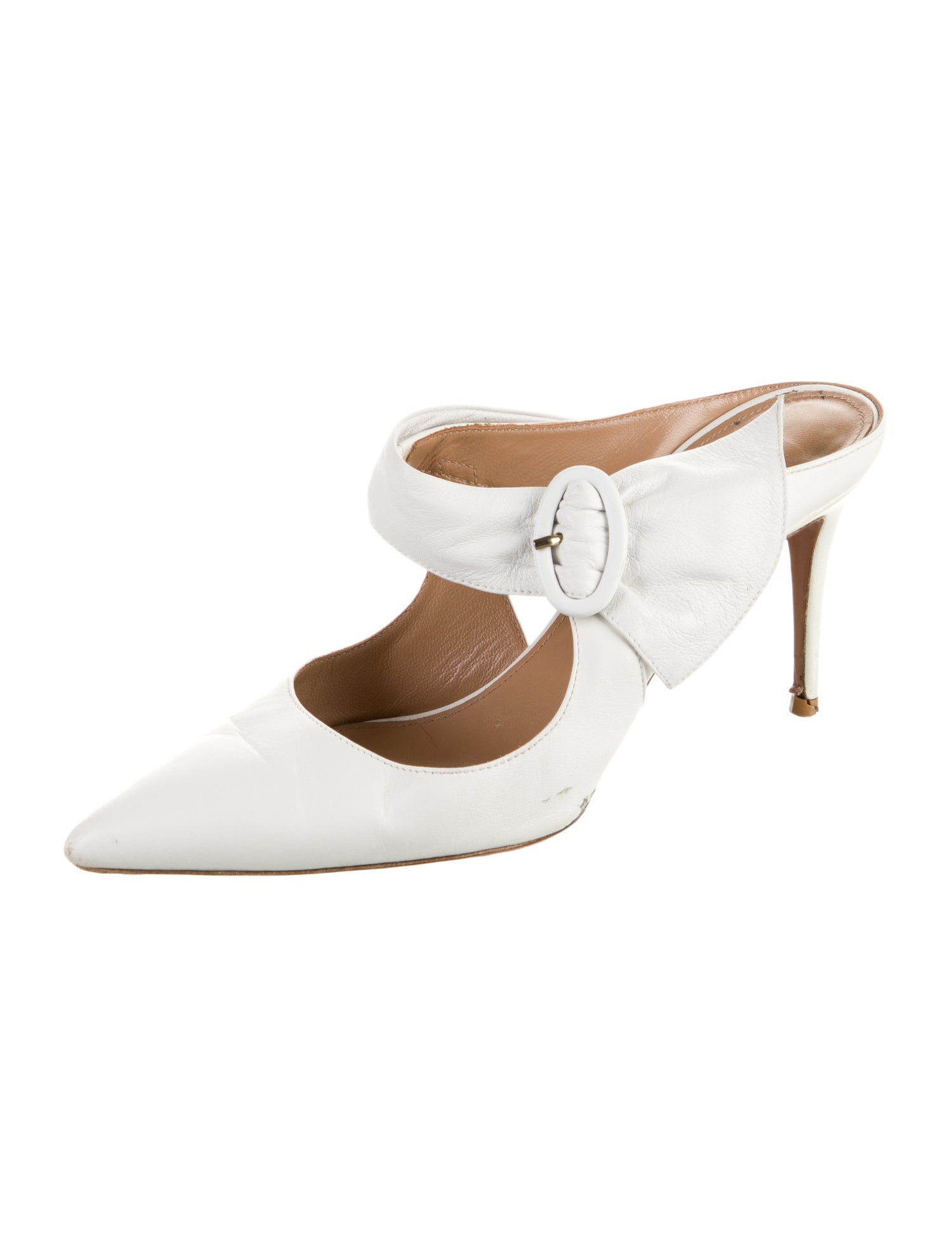 Aquazzura Leather Mules