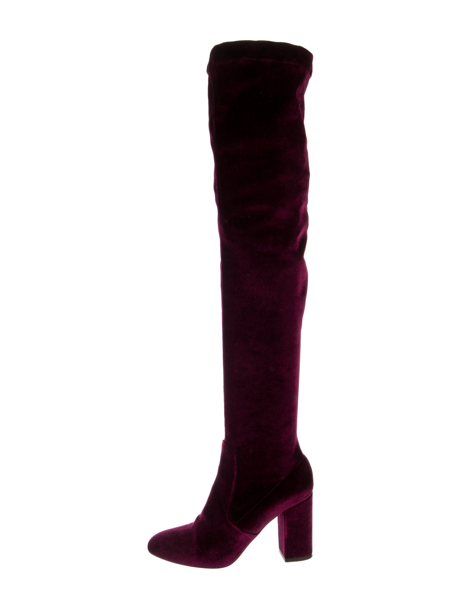 Aquazzura Velvet Sock Boots