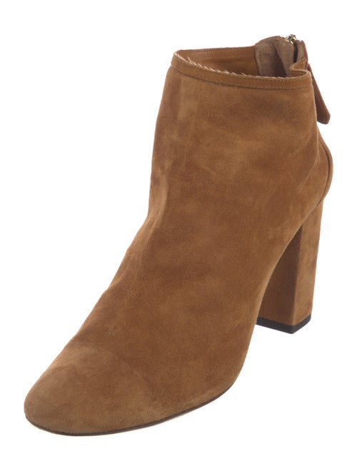 Aquazzura Suede Chelsea Boots