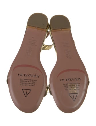 Aquazzura Patent Leather Slingback Sandals