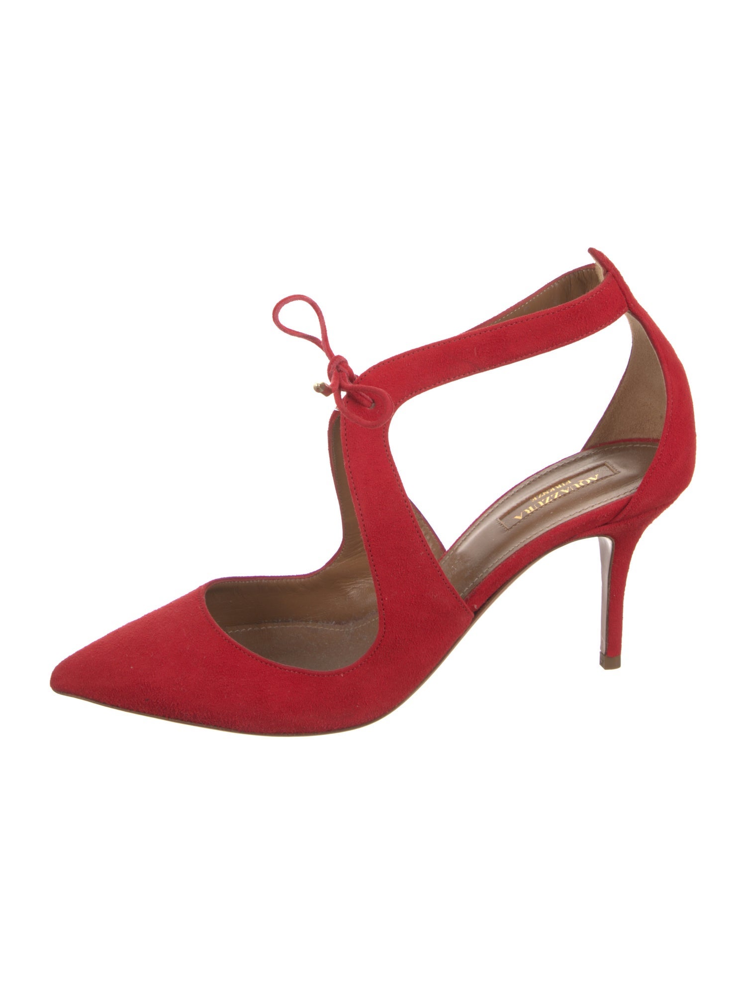 Aquazzura Suede Slingback Pumps