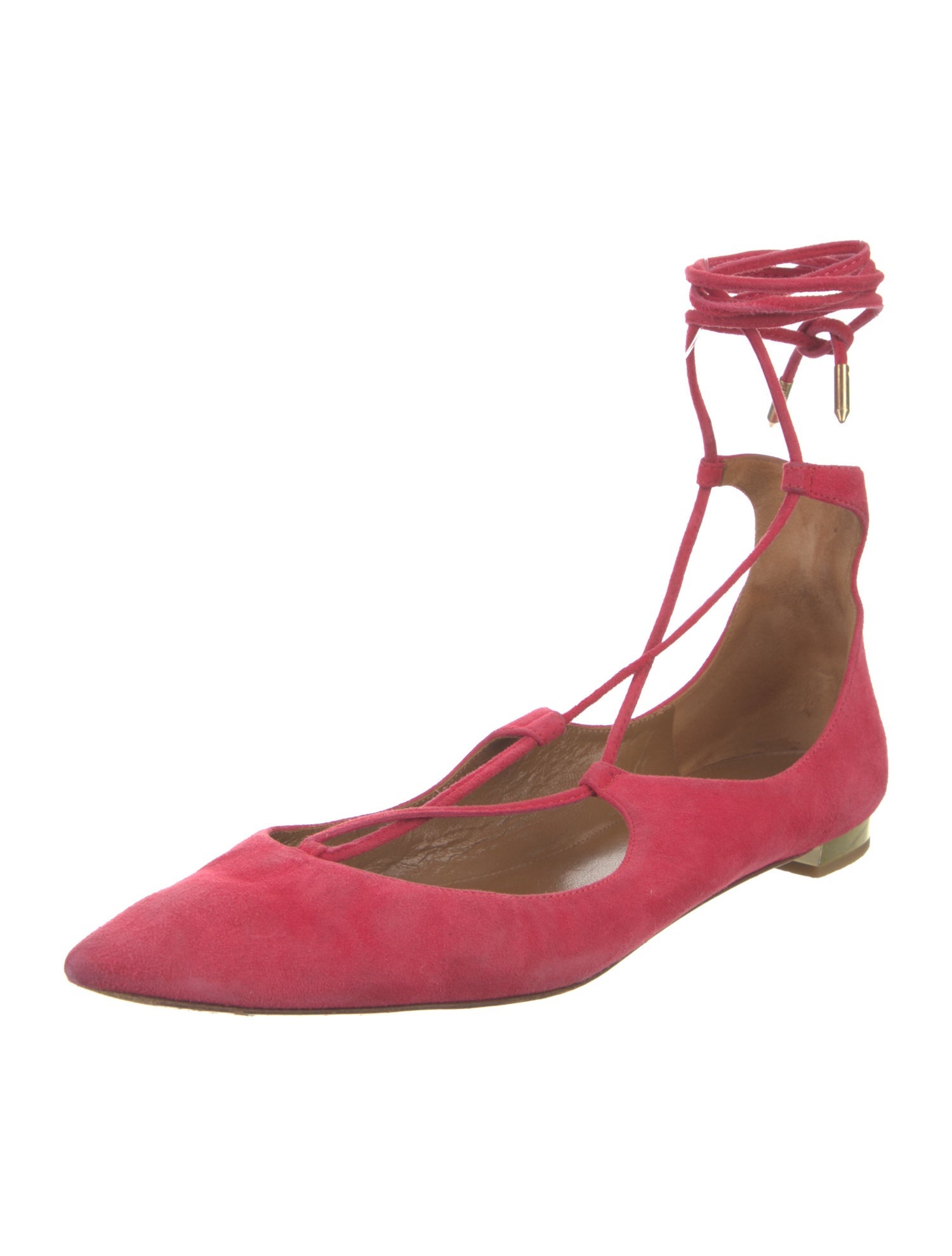 Aquazzura Suede Flats