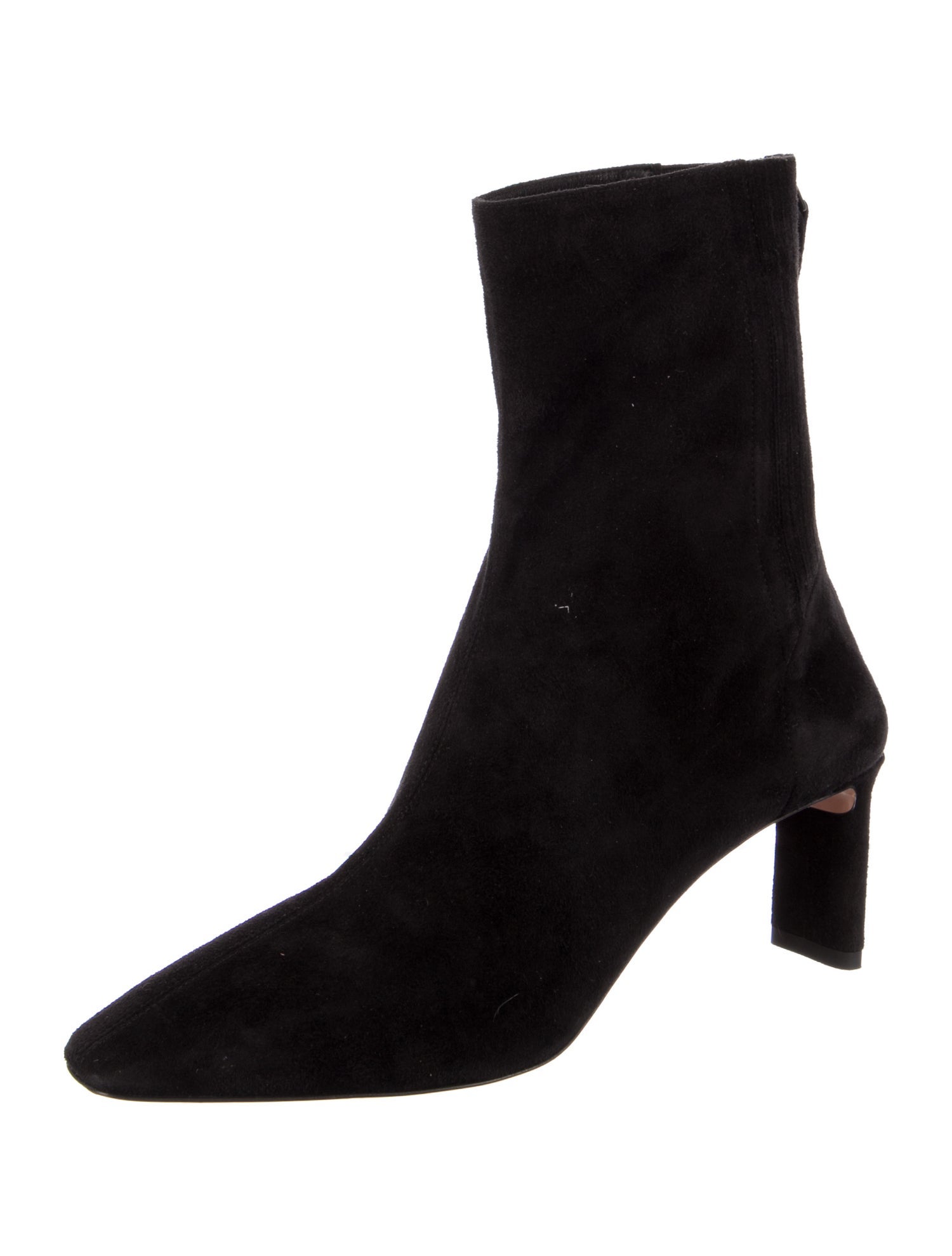 Aquazzura Suede Sock Boots